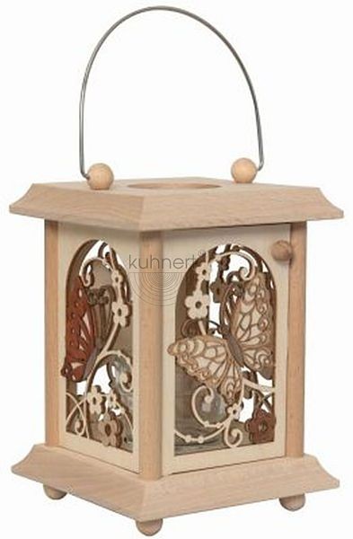 Drechslerei Kuhnert Tischlaterne - Schmetterling