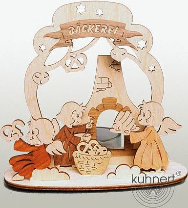 Drechslerei Kuhnert Teelichthalter Engel-Bäckerei