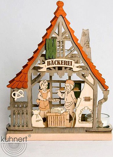 Drechslerei Kuhnert Kerzenhalter Teelichthaus Bäckerei