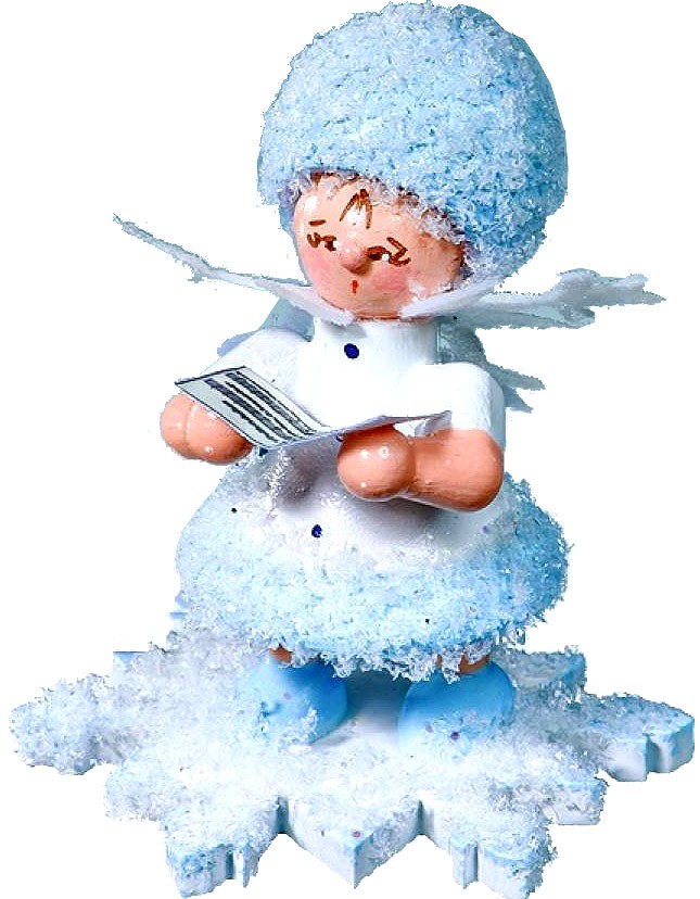 Drechslerei Kuhnert Schneeflöckchen mit Liederbuch