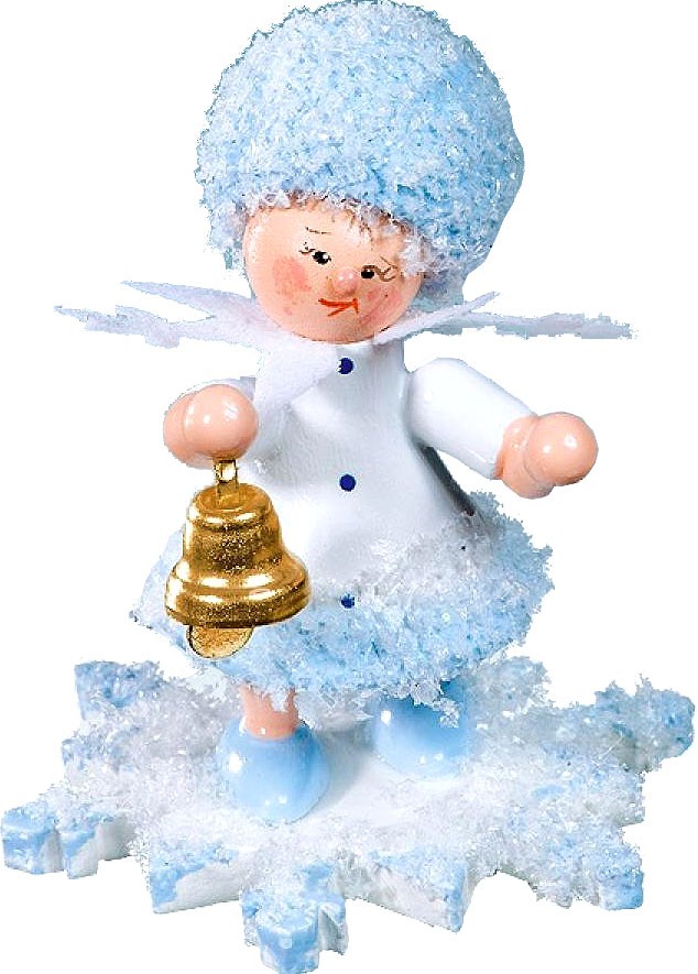 Drechslerei Kuhnert Schneeflöckchen mit Glöckchen