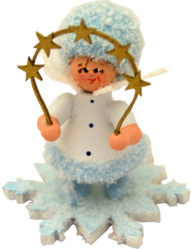 Drechslerei Kuhnert Schneeflöckchen mit Sternenbogen
