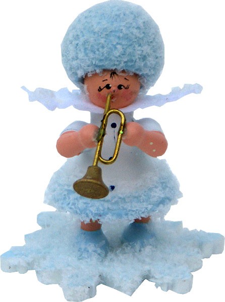 Drechslerei Kuhnert Schneeflöckchen mit Trompete