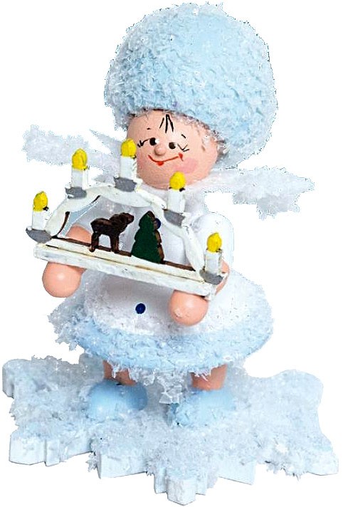 Drechslerei Kuhnert Schneeflöckchen mit Schwibbogen