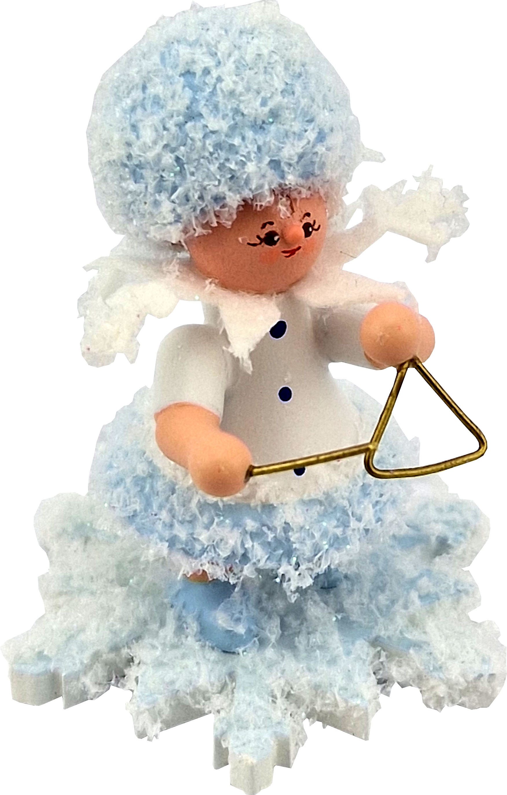 Drechslerei Kuhnert Schneeflöckchen mit Triangel