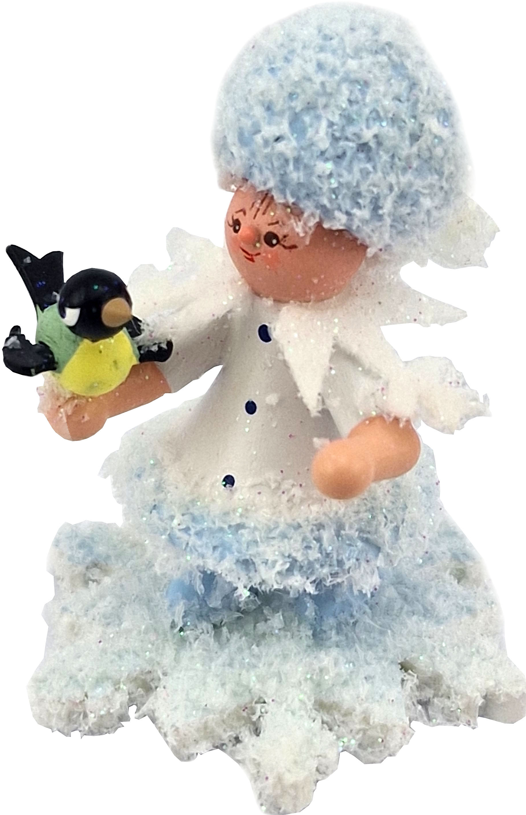 Drechslerei Kuhnert Schneeflöckchen mit Vögelchen