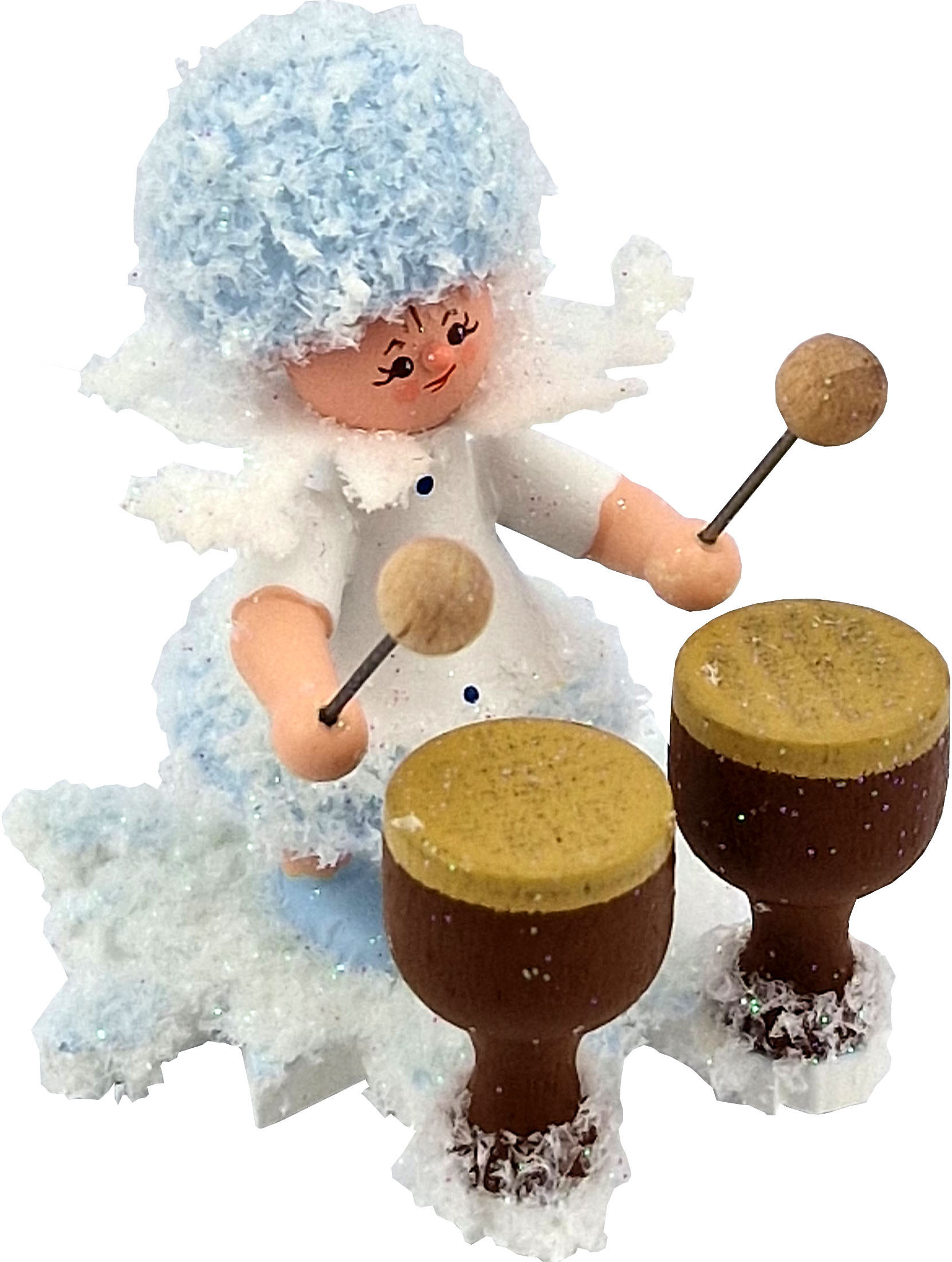 Drechslerei Kuhnert Schneeflöckchen mit Kesselpauke