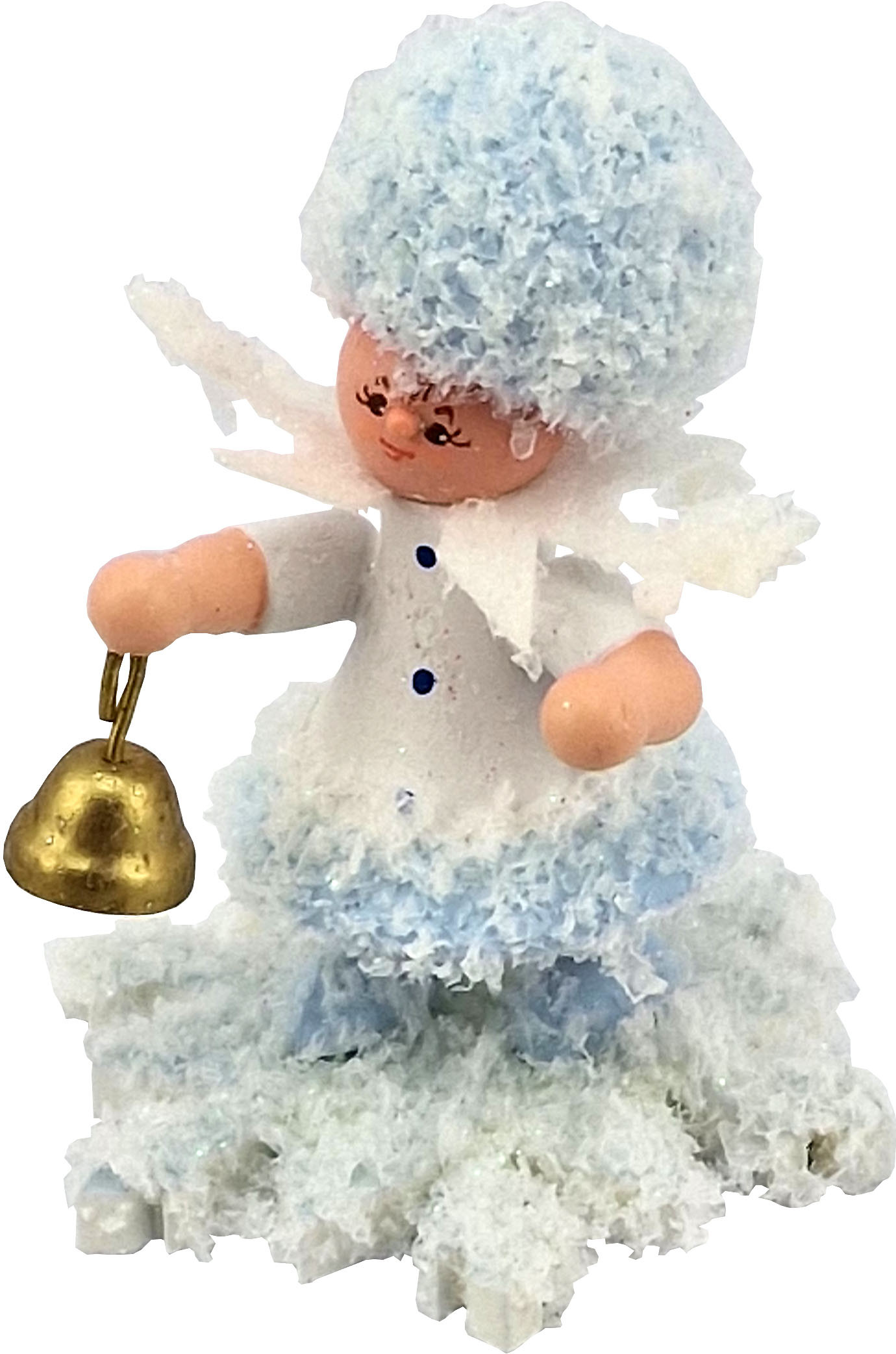 Drechslerei Kuhnert Schneeflöckchen mit Glöckchen