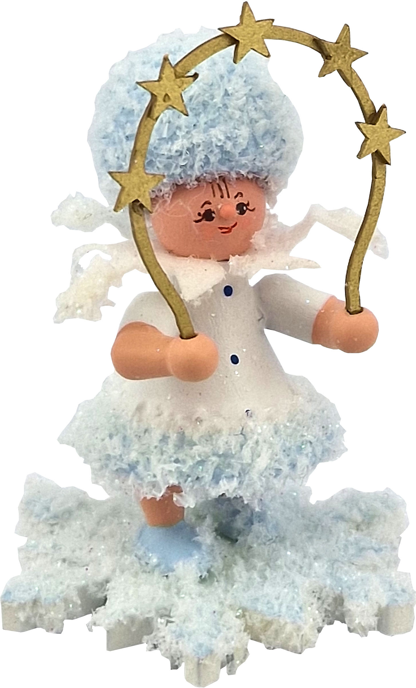 Drechslerei Kuhnert Schneeflöckchen mit Sternenbogen