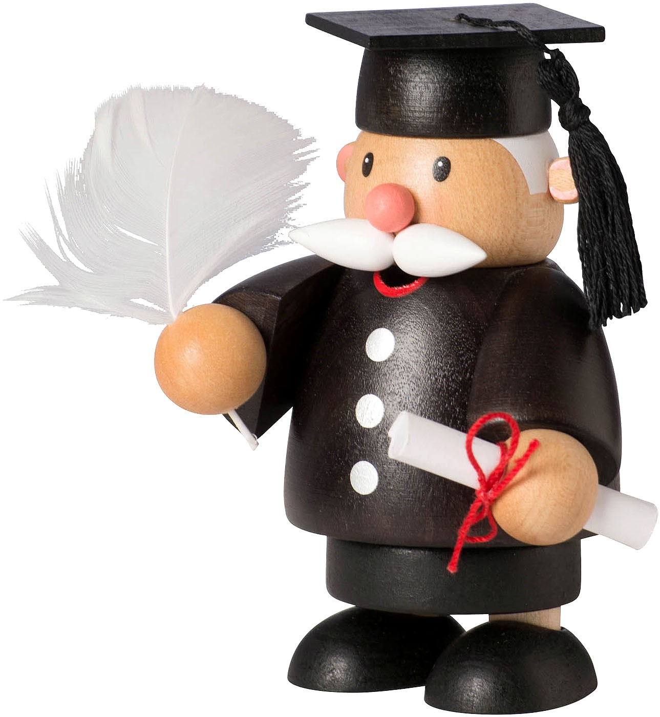 KWO Räuchermännchen Doktorand mini -Kleine Kerle-