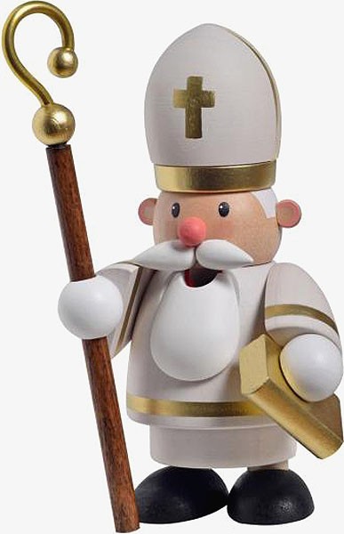 KWO Räuchermann Heiliger Sankt Nikolaus -Kleine Kerle-
