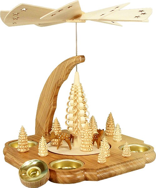 HoDreWa Legler Pyramide mit Rehe