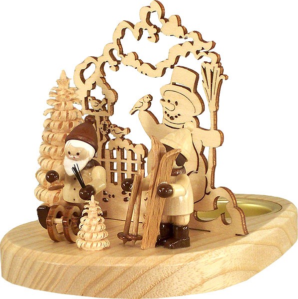 HoDreWa Legler Teelichthalter Weihnachtsmann