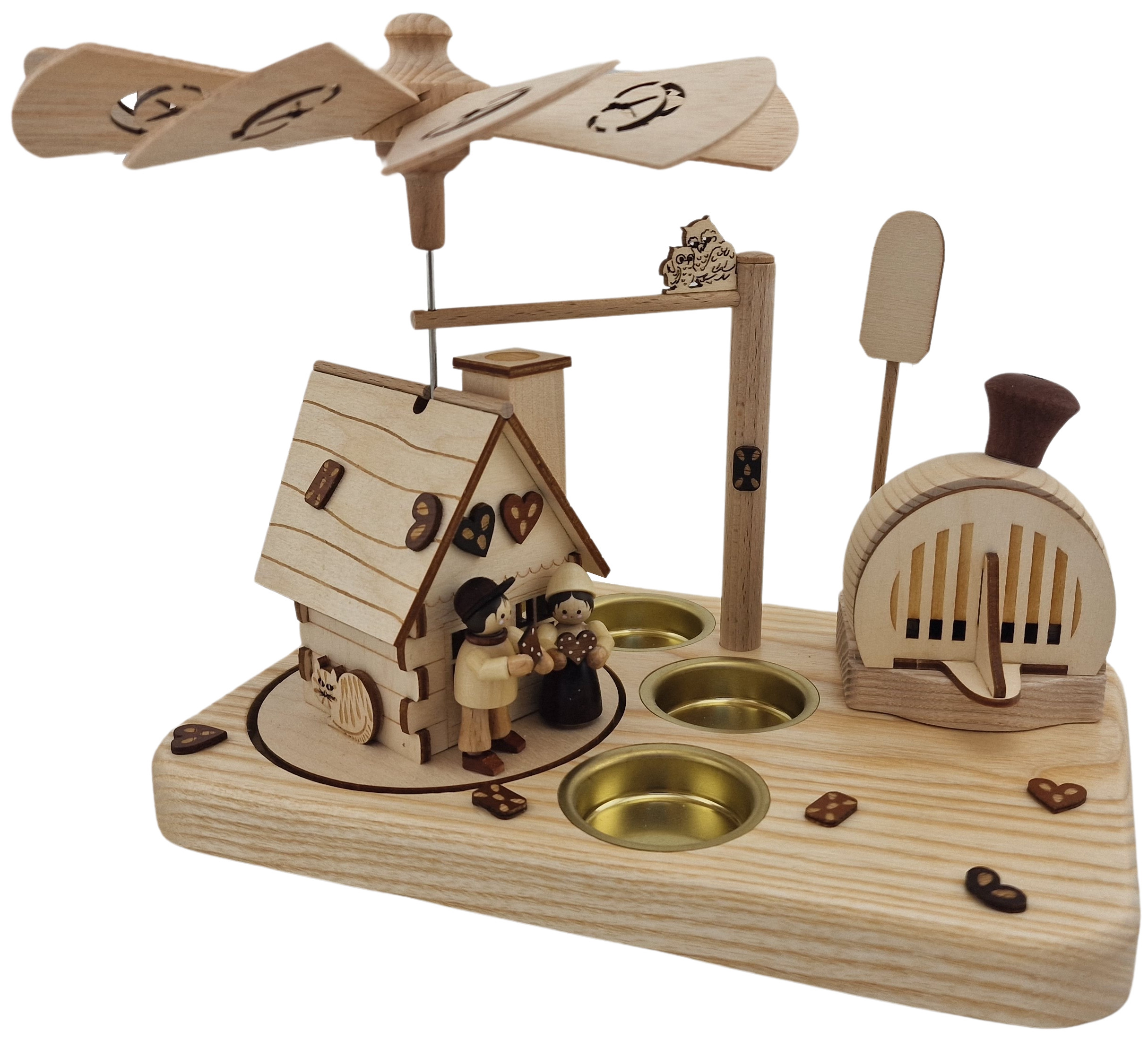 HoDreWa Legler Räucherpyramide Hänsel und Gretel