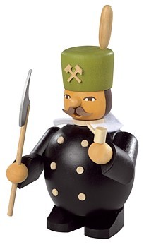 Kleinkunst Müller Mini-Räuchermann Bergmann