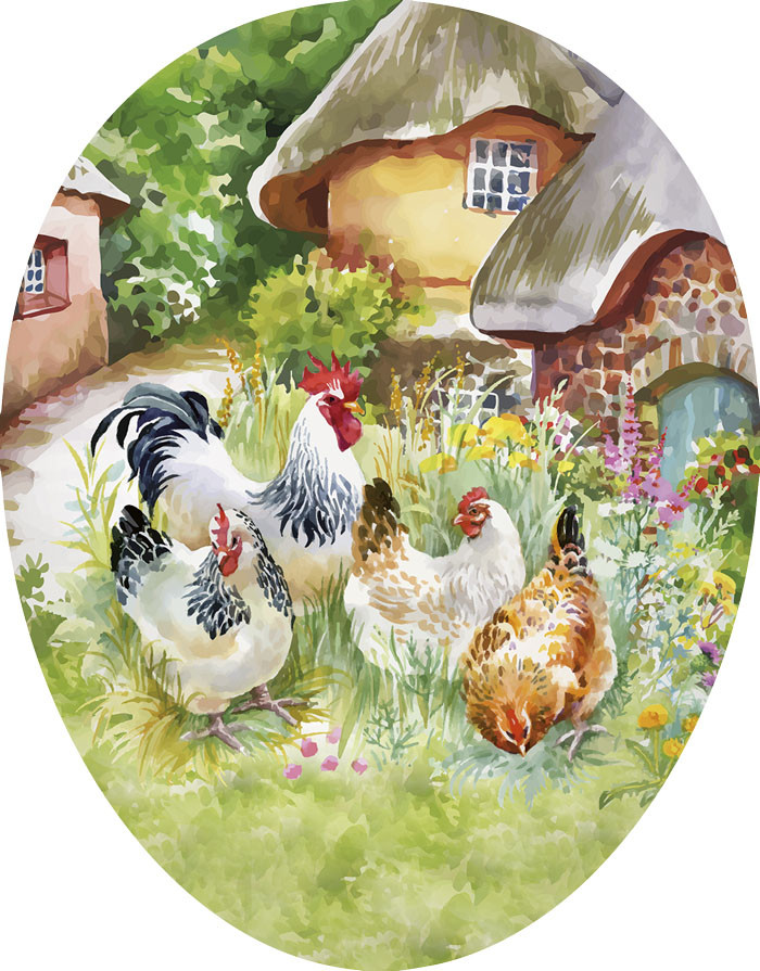 Nestler XXL Osterei Landleben