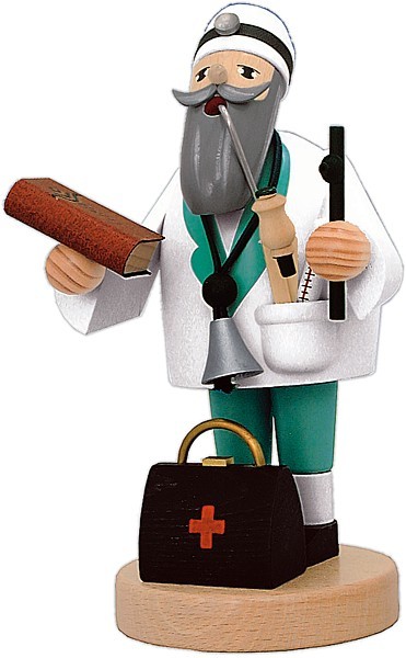 KWO Räuchermännchen Doktor -die Bärtigen-