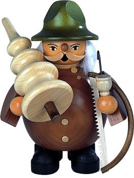 Kleinkunst Müller Räuchermann Baumfäller, klein