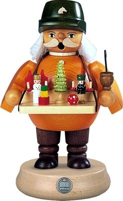 Kleinkunst Müller Räuchermann Spielwarenverkäufer, mittelgroß