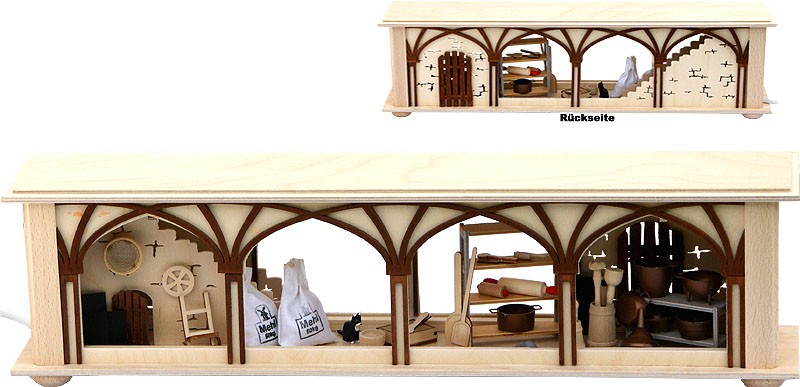 RATAGS Holzdesign Raumleuchte Mehlkammer, klein