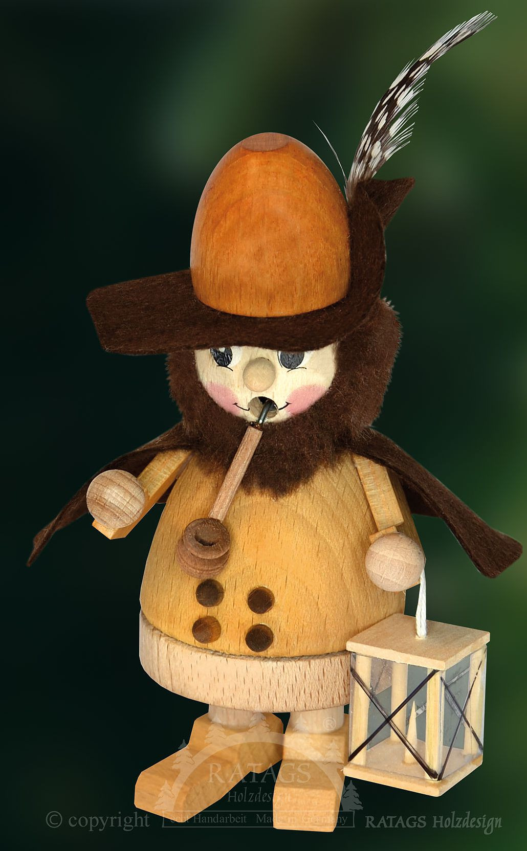 Ratags Räuchermännchen Nachtwächter hell