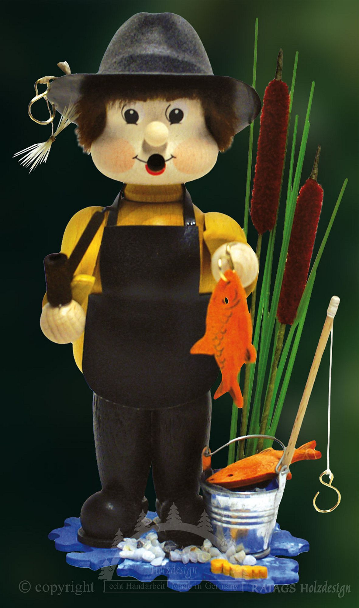 Ratags Räucherfigur Die Dicken Angler