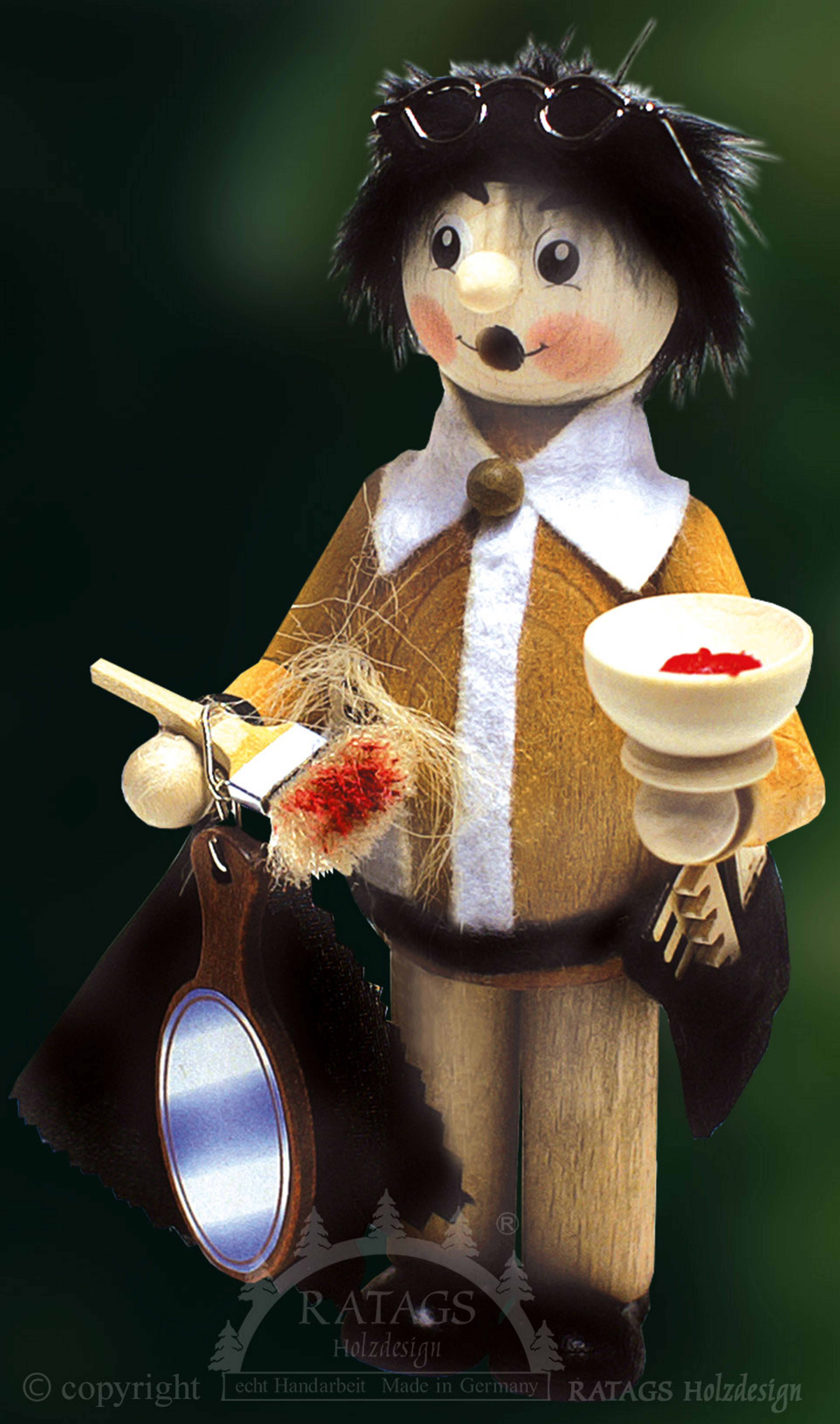 Ratags Räucherfigur Naturpaffer Friseur