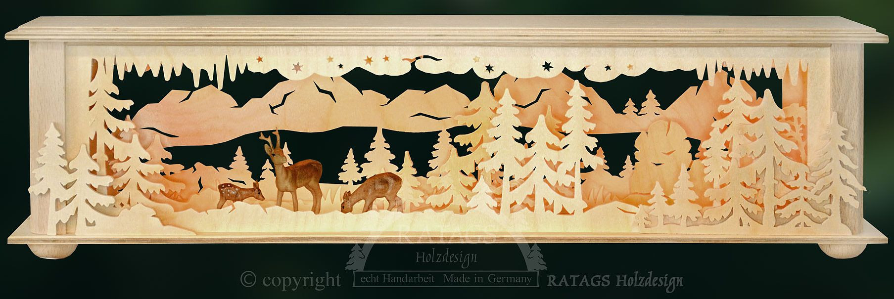 Ratags Raumleuchte Wald mit Rehen, klein