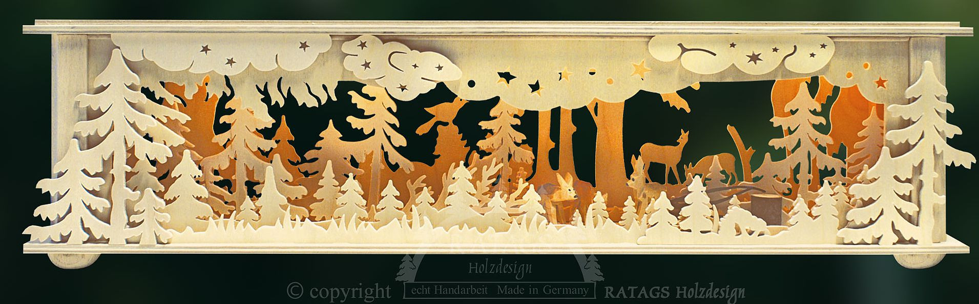 Ratags Raumleuchte drei Rehe, klein