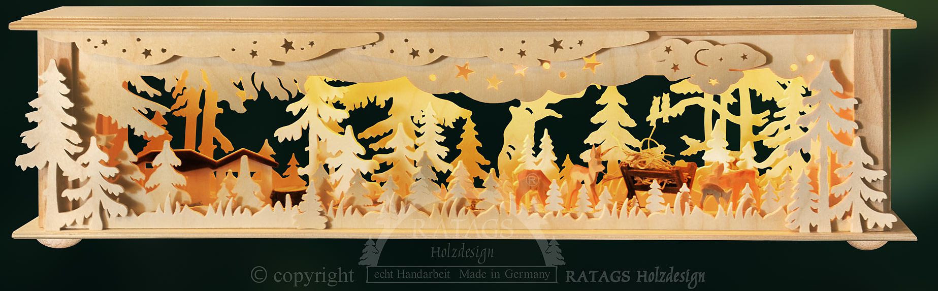 Ratags Raumleuchte Wald mit Rehen, klein