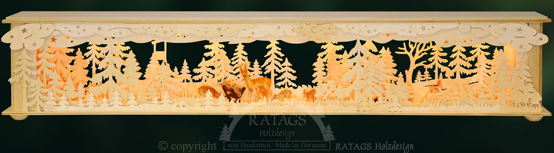 Ratags Raumleuchte Futterkrippe im Wald, gross