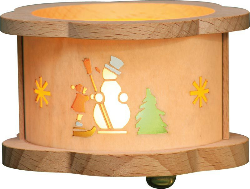 Richard Glässer Teelichtlaterne Schneemann