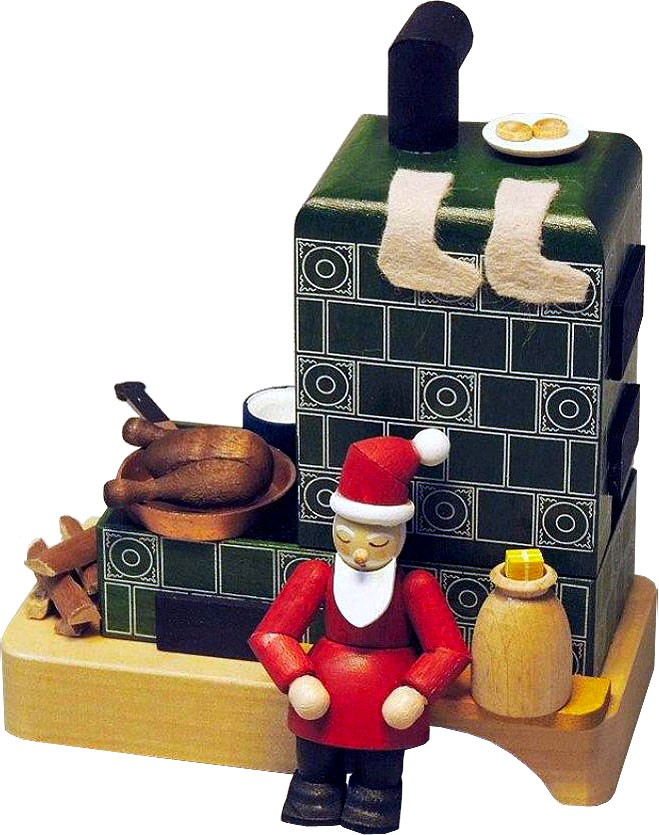 Richard Glässer Rauchofen mit Santa