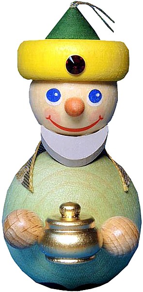 Richard Glässer Baumbehang König mit gelbem Turban