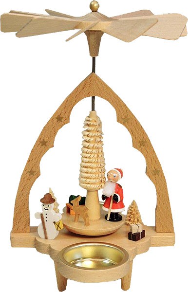 Richard Glässer Teelichtpyramide Nikolaus