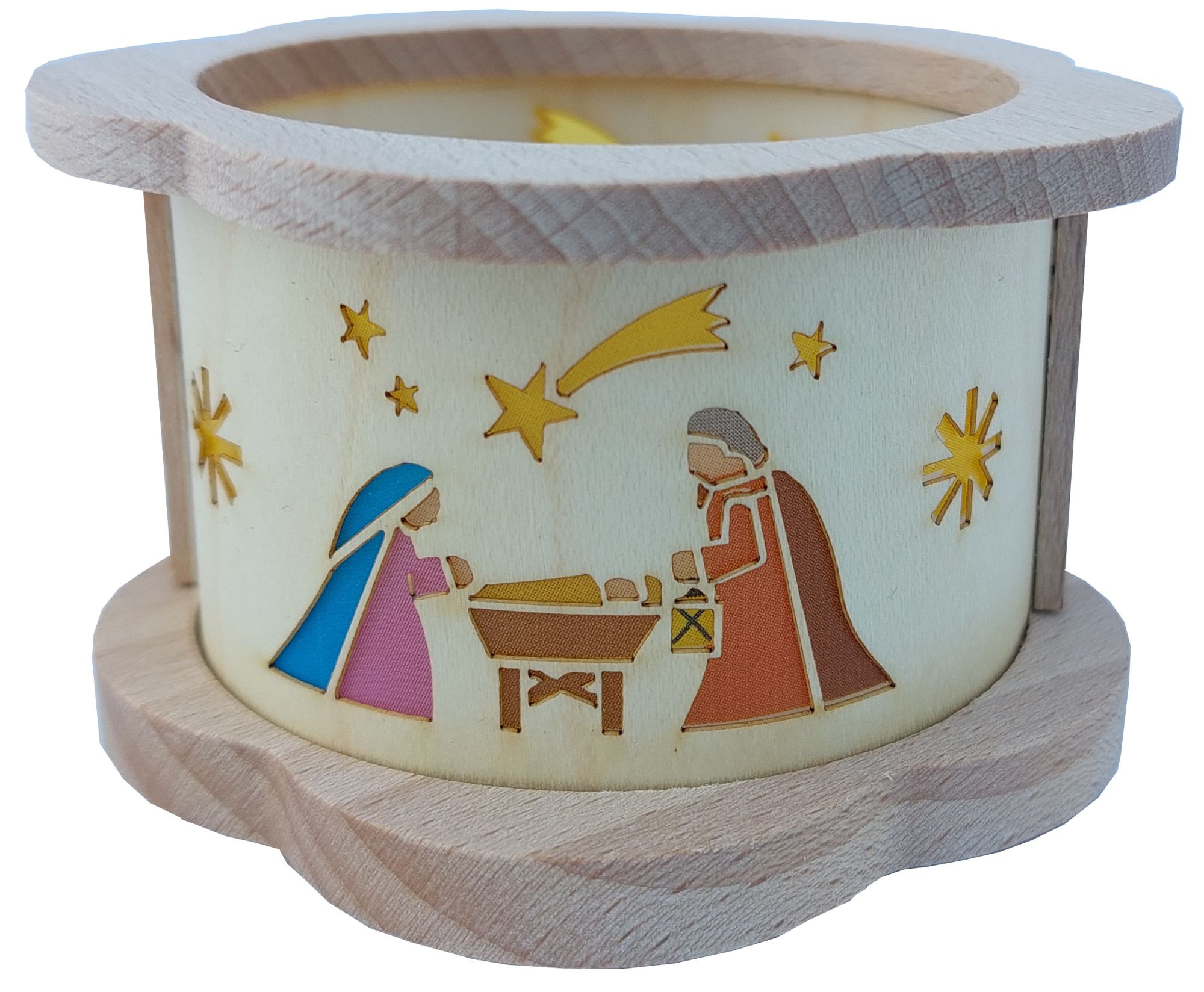 Richard Glässer Teelichtlaterne Christi Geburt