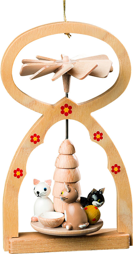 Richard Glässer Baumschmuck Wärmespiel Katzen