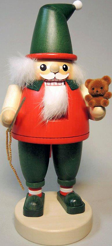 Richard Glässer Nussknacker Zwerg mit Teddy