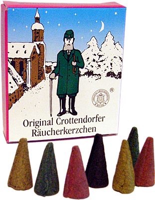Crottendorfer Mini-Räucherkerzen Weihnachtsmischung