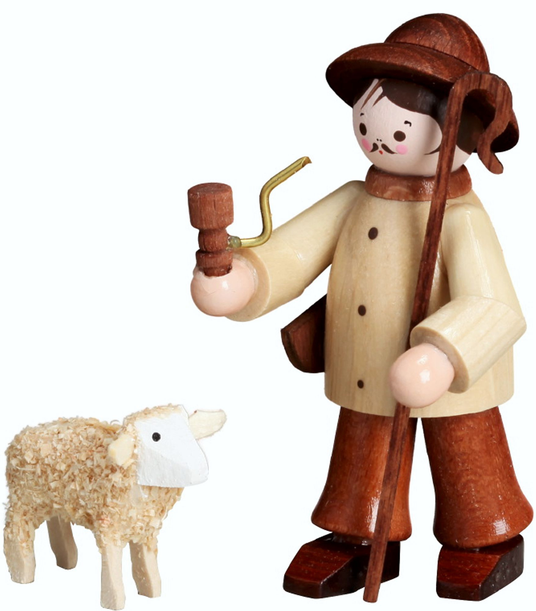 Romy Thiel Hirte mit Schaf, natur