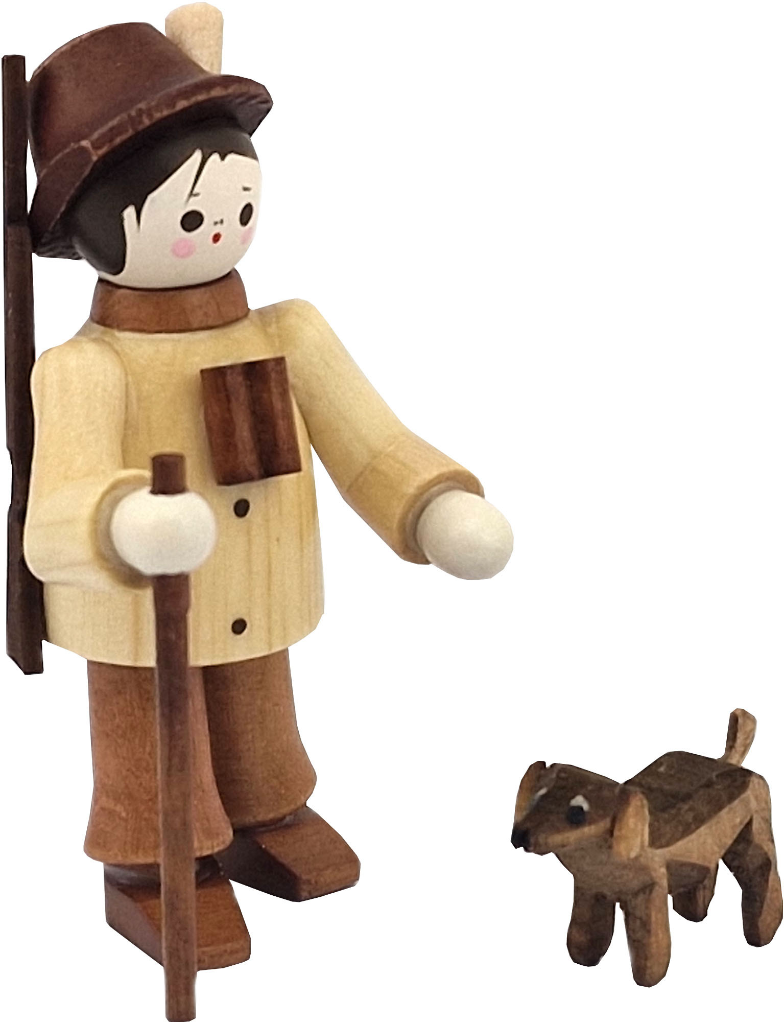 Romy Thiel Förster mit Hund - natur