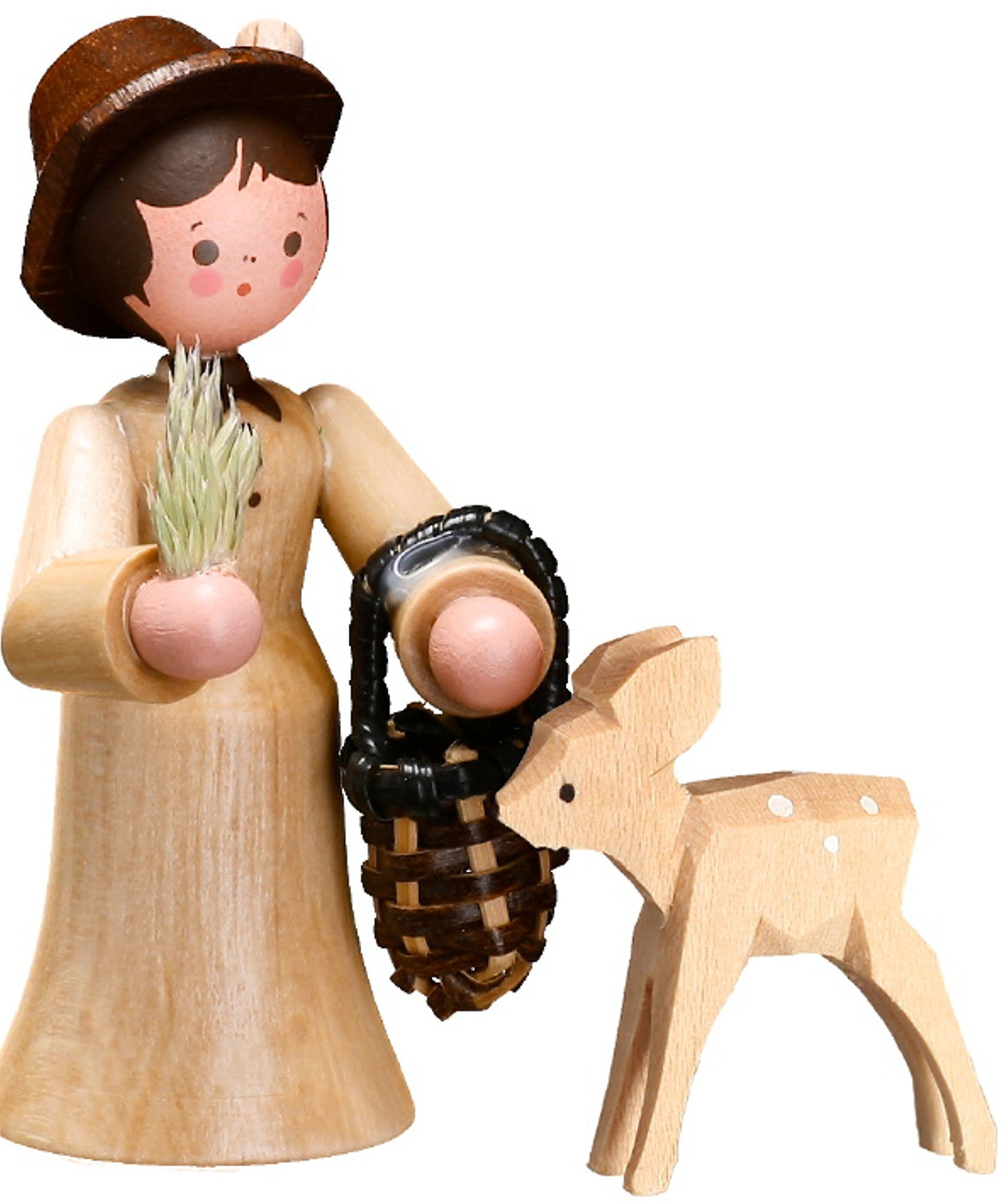 Romy Thiel Jägersfrau mit Reh, natur