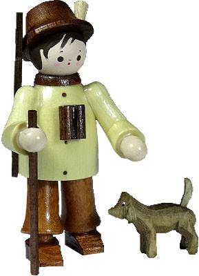 Romy Thiel Förster mit Hund - natur