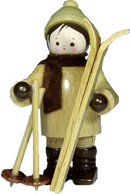 Romy Thiel Skiträger, senkrecht - klein, natur