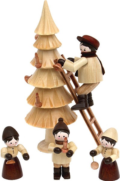 Romy Thiel Weihnachtsbaum schmücken, natur