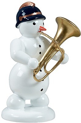 Ellmann Schneemann mit Tuba