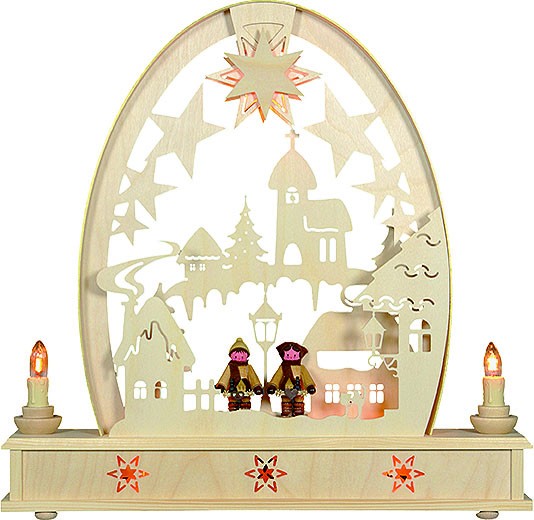 Holger Seidel Schwibbogen Seidelbogen groß - Winterdorf
