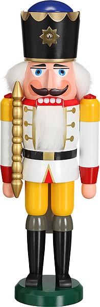 Seiffener Volkskunst eG Nussknacker König Weiss