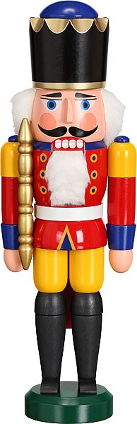 Seiffener Volkskunst eG Nussknacker König rot