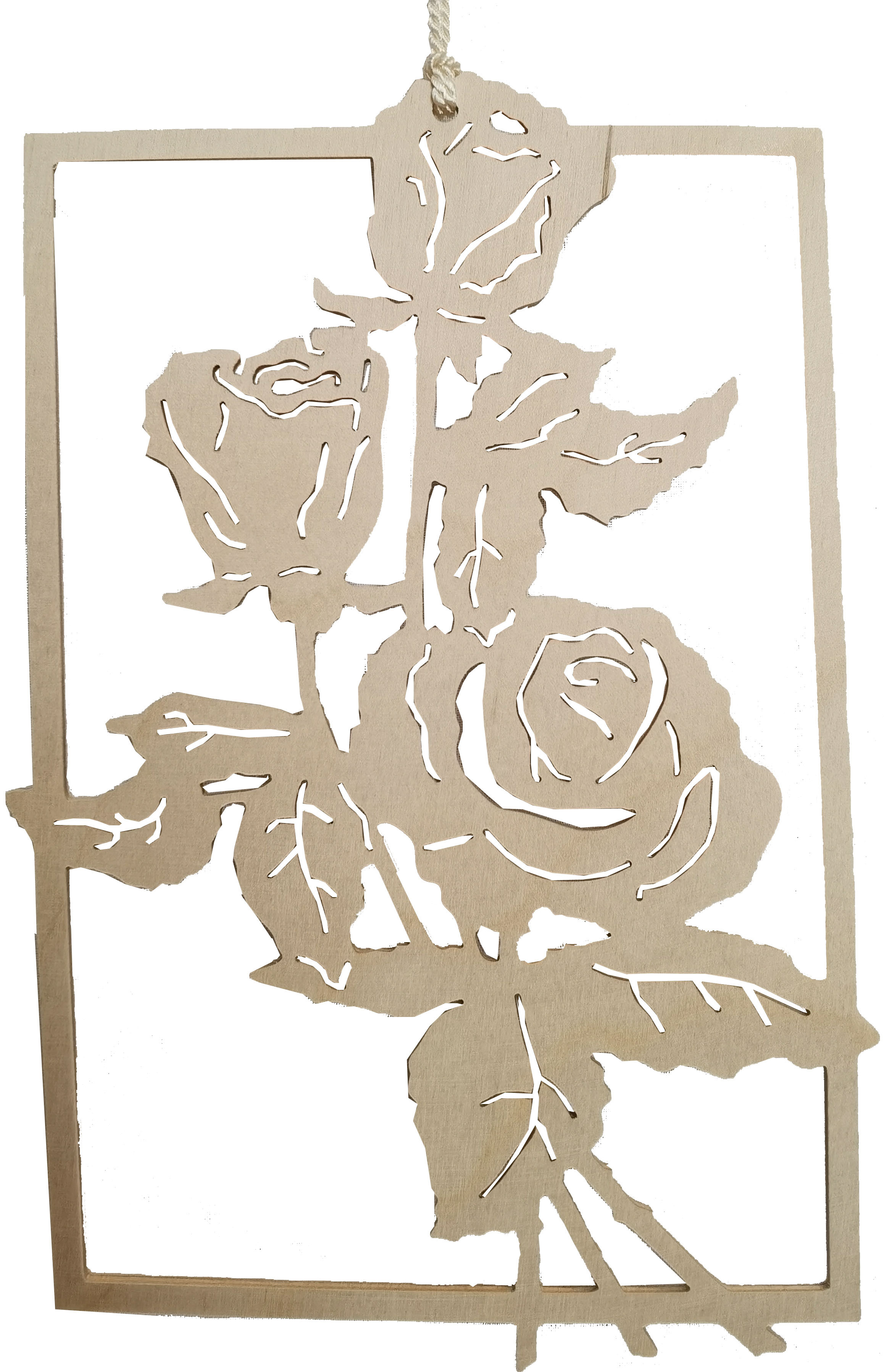 Taulin Fensterbild Rose